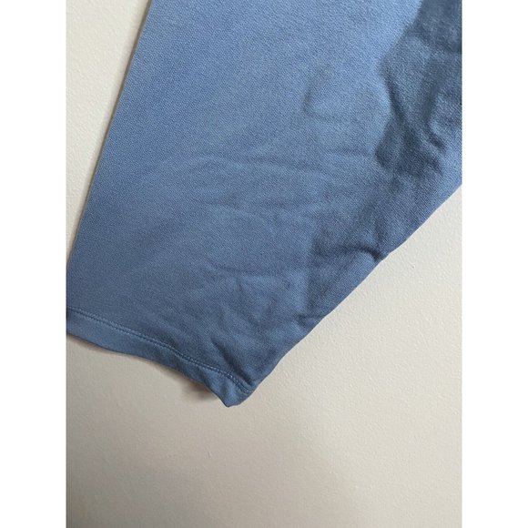 NWT Summersalt Softest French Terry Cinch Waist Pullover Top Blue Large - Picture 7 of 8